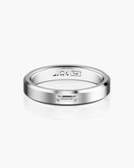 Beveled Diamond Baguette Band 4mm - JAXXON