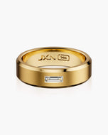 Beveled Diamond Baguette Band 6mm - JAXXON