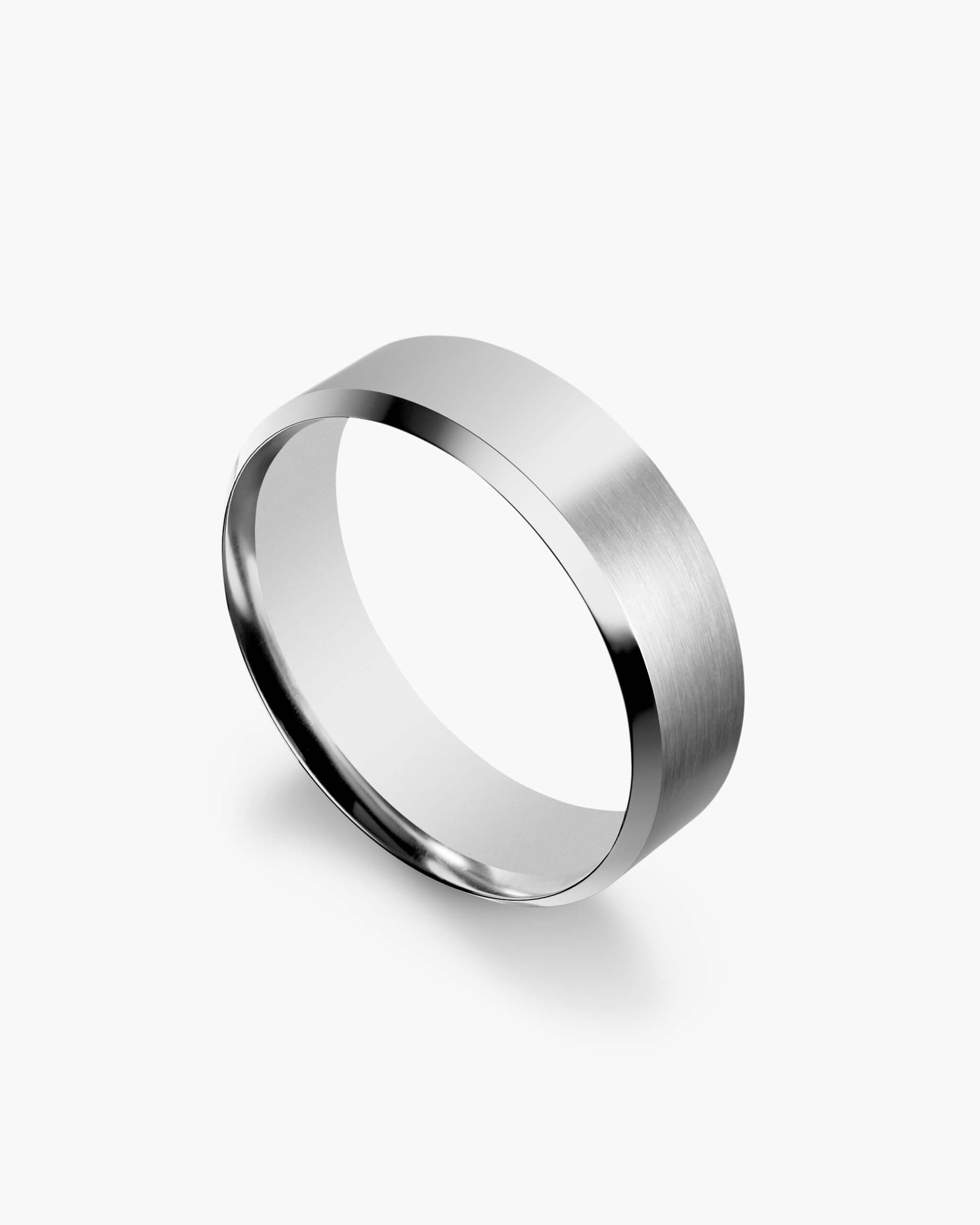 Brushed Beveled Edge Band 7mm