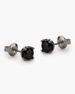 Classic Stud Earrings Black - JAXXON