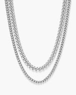 Women's Cuban + Franco Chain Stack - JAXXON