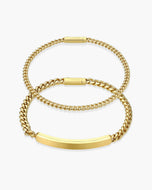 Cuban Link ID Bracelet Stack - JAXXON
