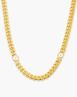 Cuban Link Pearl Inset Chain - JAXXON