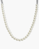 Cuban Link Pearl Necklace 8mm - JAXXON