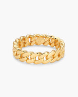 Women's Cuban Link Ring Gold - JAXXON
