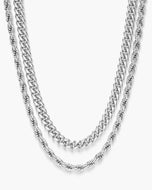 Youth Cuban + Rope Chain Stack - JAXXON