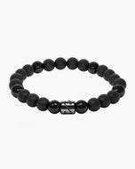 Hidden Hills Beaded Bracelet Black - JAXXON