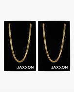 His and Hers Cuban 5mm Chain Set - JAXXON