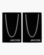 His and Hers Cuban 5mm Chain Set - JAXXON