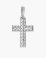 Iced Out Mosaic Cross Pendant - JAXXON