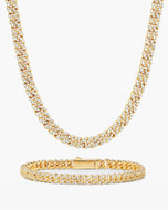 Women's Iced Out Cuban Set 5mm - JAXXON