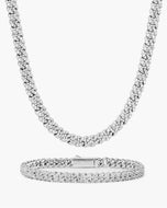 Women's Iced Out Cuban Set 5mm - JAXXON