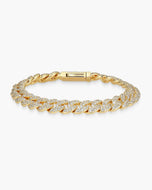 Women's Iced Out Cuban Link Bracelet 8mm - JAXXON