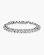 Women's Iced Out Cuban Link Bracelet 8mm - JAXXON