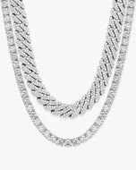 Iced Chain Stack Silver - JAXXON