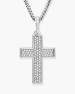 Iced Out Mosaic Cross Pendant - JAXXON
