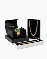 JX1 Automatic Watch + Cuban Set 8mm - JAXXON