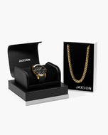 JX2 Dive Watch + Cuban Link Chain 8mm - JAXXON