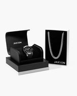 JX2 Dive Watch + Cuban Link Chain 8mm - JAXXON