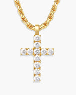 Micro Studded Cross Pendant - JAXXON