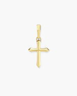Mini Architectural Cross Pendant