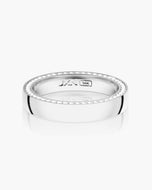 Modern Classic Diamond Framed Band 4mm - JAXXON