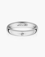 Modern Classic Diamond Solitaire Band 4mm - JAXXON