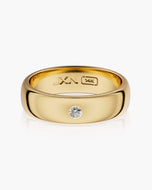 Modern Classic Diamond Solitaire Band 6mm - JAXXON
