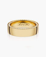 Modern Classic Diamond Framed Band 6mm - JAXXON