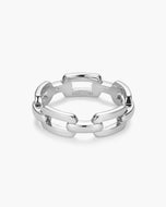 Women's Paperclip Ring Silver - JAXXON