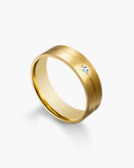 Single Stone Comfort Fit Band 7mm - JAXXON