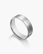 Single Stone Comfort Fit Band 7mm - JAXXON