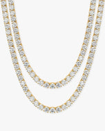 Tennis Chain Stack Round Cut - JAXXON