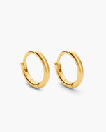 Thin Hoop Earrings Gold - JAXXON