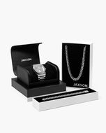 JX1 Automatic Watch + Cuban Set 8mm - JAXXON