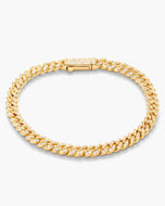 Women's Iced Out Cuban Link Bracelet 5mm - JAXXON